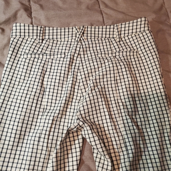 Anthropologie Essential Slim Pants in Plaid, Checked Windowpane Print Size 4 - Picture 10 of 11